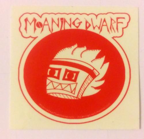 Moaning Dwarf: Logo (glow-in-the-dark sticker)