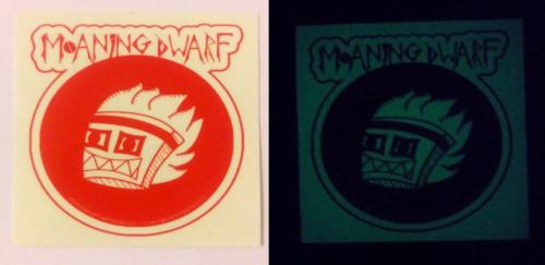 Moaning Dwarf: Logo (glow-in-the-dark sticker)