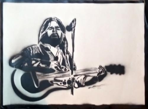 Bob Seger (frisket print)