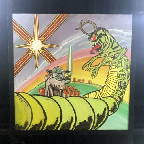 Versus I (Atari Centipede) (giclee on canvas)