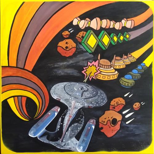 Megalomania-Trek (giclee on canvas)