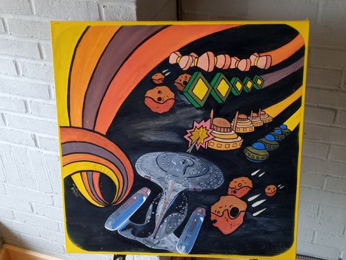 Megamania-Trek (giclee on canvas)