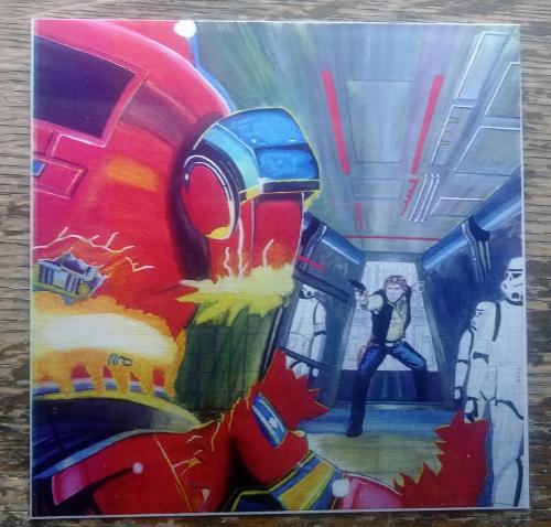 Versus II (Atari Berzerk) Aluminum Giclee *SOLD OUT