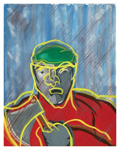 Ax On the Hammer (giclee)