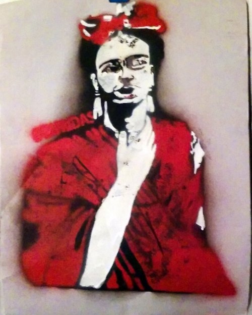 Frida En Rojo (Uno Al Doce) Dos *SOLD