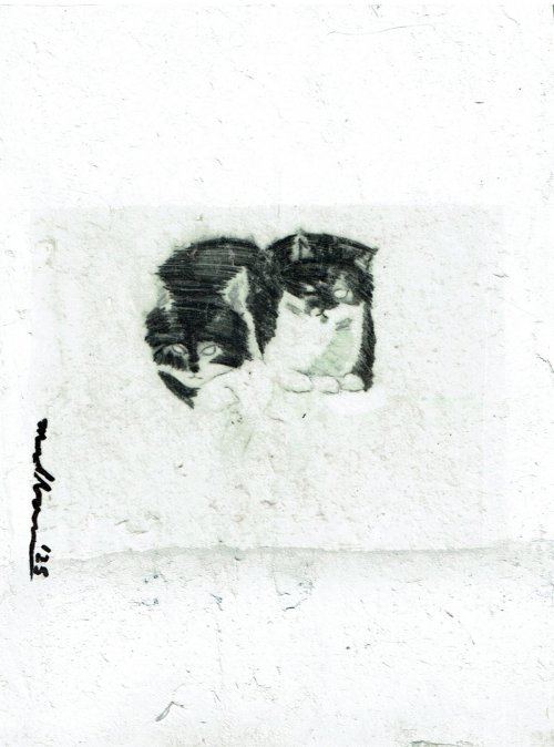 Gatos 1 (Distressed Print) *SOLD