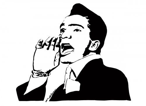 Jackie Wilson (Frisket Print)